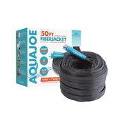 Aqua Joe 50 Ft x 5/8 In FiberJacket Ultra Flexible Non-Expanding Kink Free Garden Hose AJFJH50-58-PRO